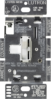 603PGH  Dimmer 3WY600W WHT