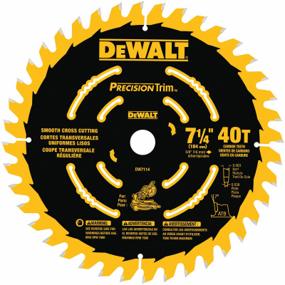 7 1/4" Miter Saw Blade