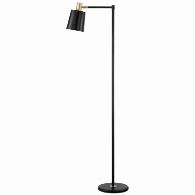 60" BLK Floor Lamp