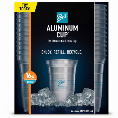 Ball 24PK 16OZ Aluminum Cup