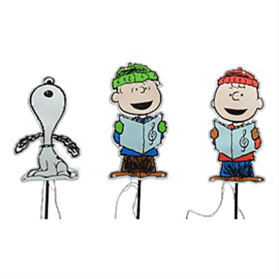 3PC Peanuts Carolers