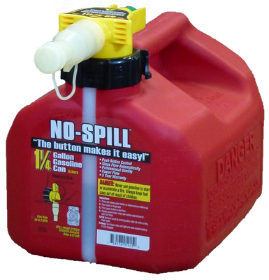 1-1/4 Gal No-Spill Gas Can