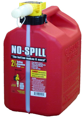 2-1/2 Gal No-Spill Gas Can