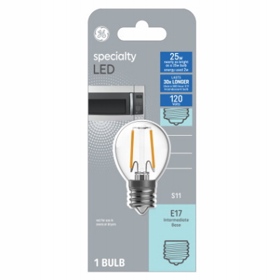 GE 25W LED S11 Bulb