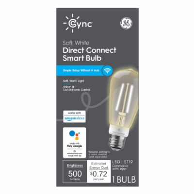 GE 6W ST19 Smart Bulb