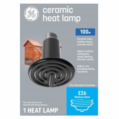 GE 100W Ceramic Heat Lamp