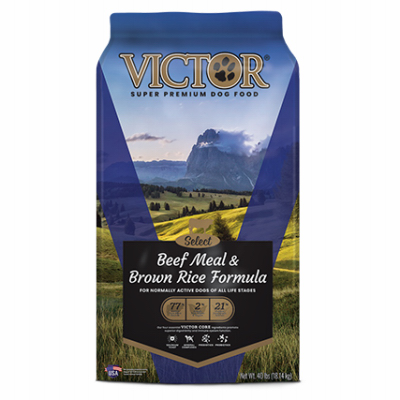 Vict 40LB Beef Dog Food