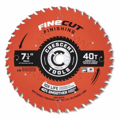 7.25"x40T Fine SawBlade