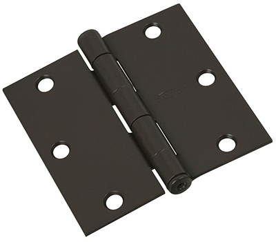 BLK 3.5" SQC Hinge