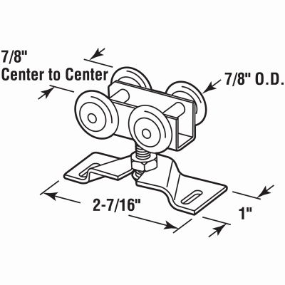 2PK Pocket DR Roller