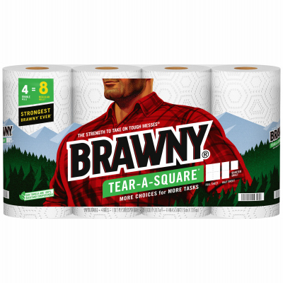 4PK Brawny Paper Towel
