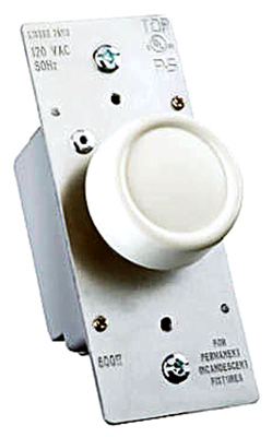 600W Ivory Rotary Power Dimmer