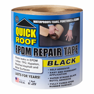 BLK EPDM 6"x25' Tape