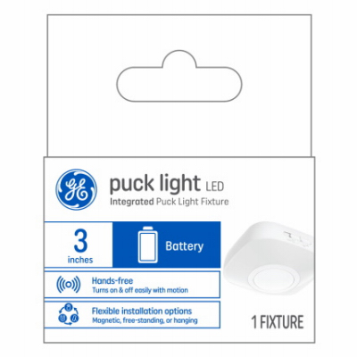 GE LED Battery Power Puck Light
