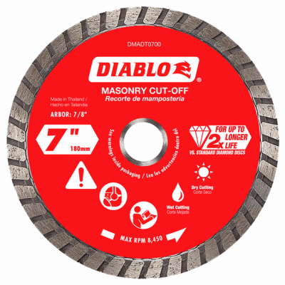 7" Diam CutOff Discs