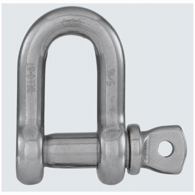 1/4" SS D Shackle