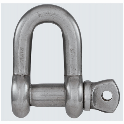 1/2" SS D Shackle