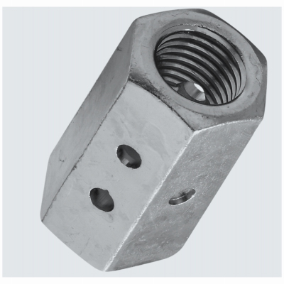 7/8" Zinc Coupler