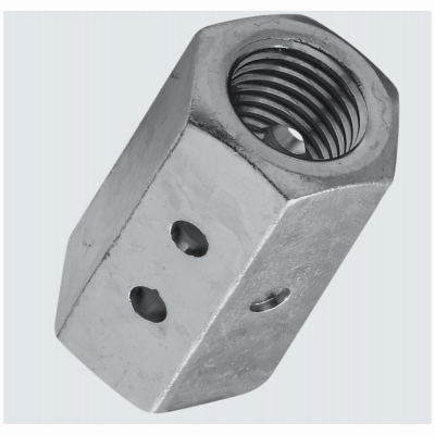 1" Zinc Coupler