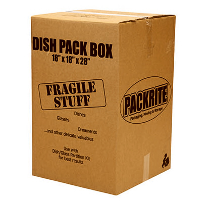 18x18x28 Dish Pack Box SP-905