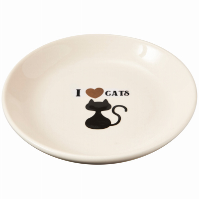 5" I Love Cat Saucer