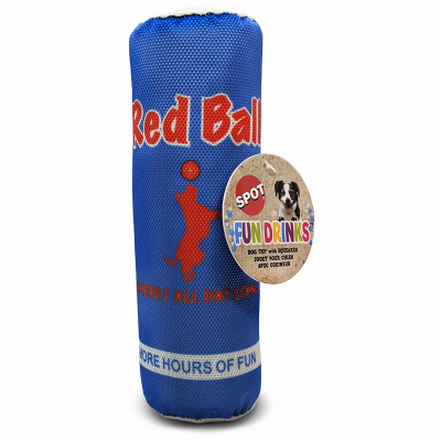Red Ball Drink Dog Toy