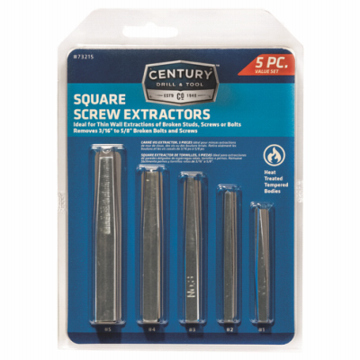 5PC SQ Screw Extractor