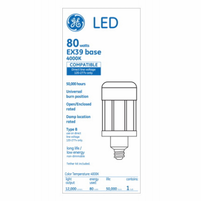 GE 80W LED HID Bulb