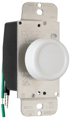 600W WHT SP Rot Dimmer