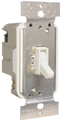 600w WHT SP Toggle Dimmer Incan