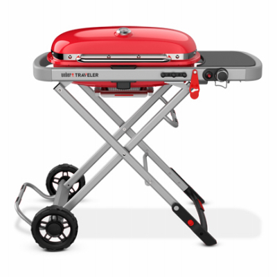 Red Traveler Gas Grill