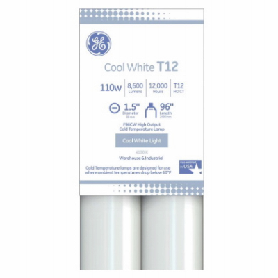 GE 2PK 110W T12 Bulb