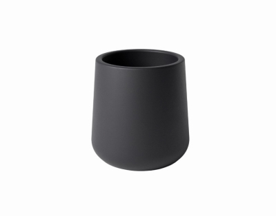 4" BLK Tap Cyl Planter