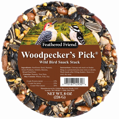 Woodpeckers Pick Snack Stack