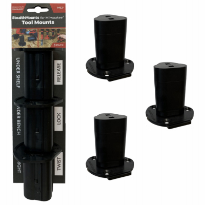 3PK MW12 BLK Tool Mount