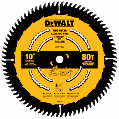 11080   Saw Blade 10" 80T Cross