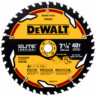 7-1/4" 40T Saw Blade