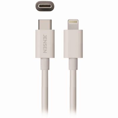 3' WHT USB C LGT Cable