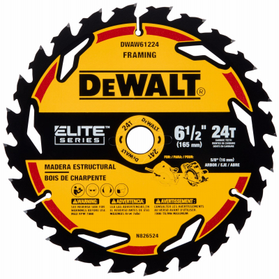 6.5" 24T Circ Saw Blade