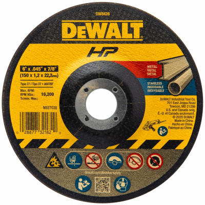 6"x1/16" Cutting Wheel