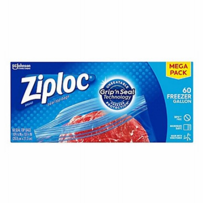 Ziploc 60CT GAL Freezer