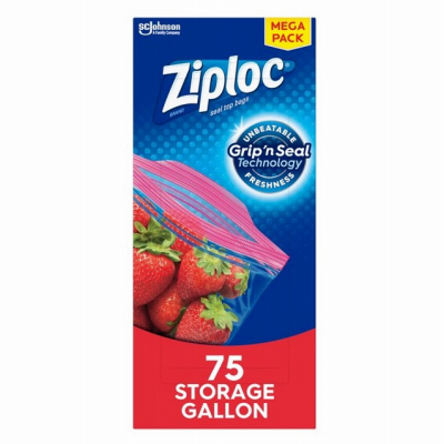 Ziploc 75CT GAL Storage