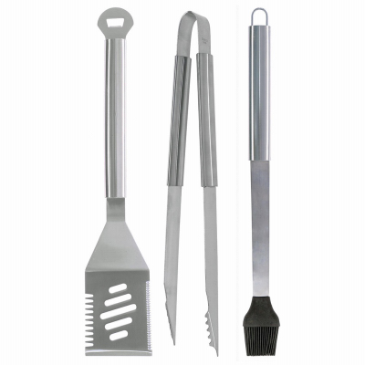 3pc Stainless BBQ Tool Set