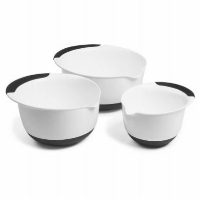 3PC WHT Mixing Bowl Set