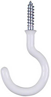 2-1/4" WHT Cup Hook