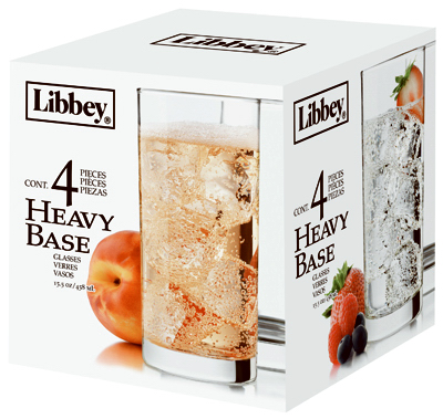 4PK 15.5OZ Drink Glasses