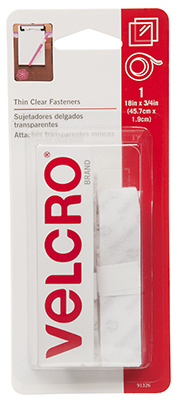 18x3/4 CLR Velcro Tape