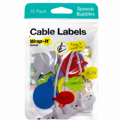 10PK Cable Labels