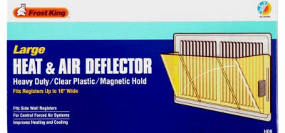 16" Wall Register Air Deflector