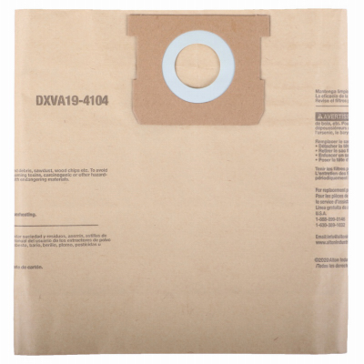 3PK 5-8 GAL Vac Dustbag